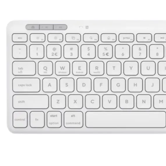 კლავიატურა Trust Lyra Compact Wireless Keyboard White - 25097 , 3 image - Primestore.ge