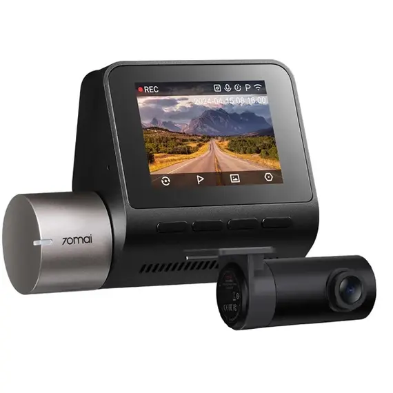 მანქანის ვიდეო რეგისტრატორი 70mai Dash Cam A510-1, Built in GPS, 140°/130°, Car Video Recorder, Black  - Primestore.ge