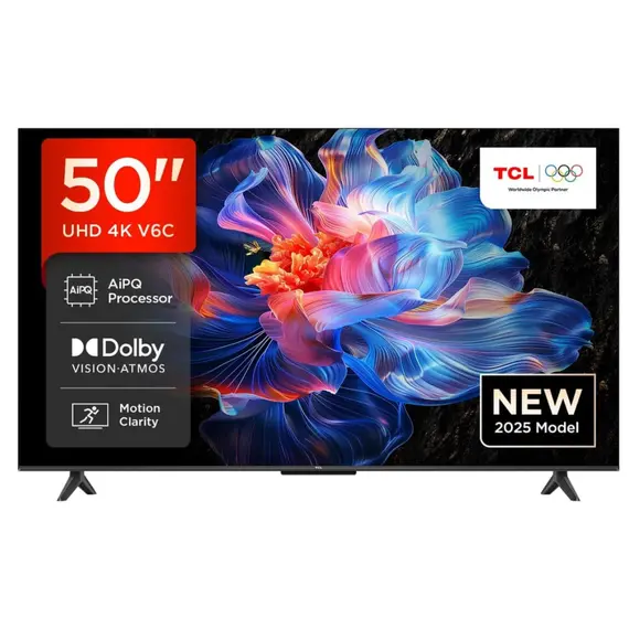 ტელევიზორი TCL 50V6C 4K Google TV  - Primestore.ge