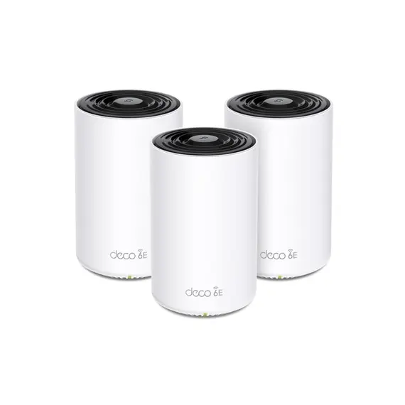 Wi-Fi როუტერი TP-link Deco XE75 Pro(3-pack) AXE5400 Whole Home Mesh Wi-Fi 6E System  - Primestore.ge