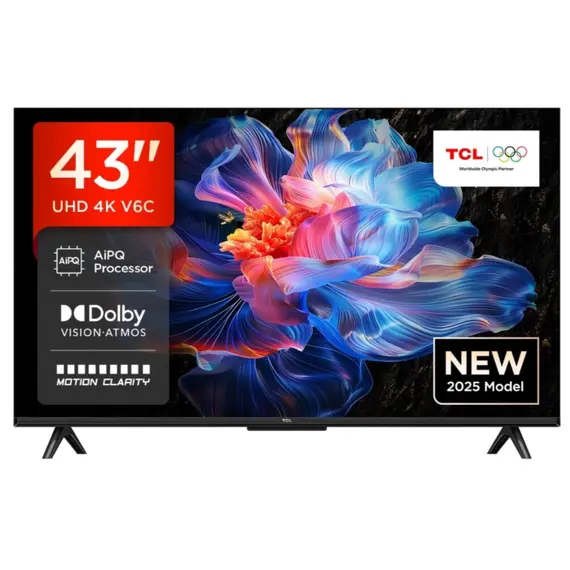 ტელევიზორი TCL 43V6C 4K Google TV  - Primestore.ge