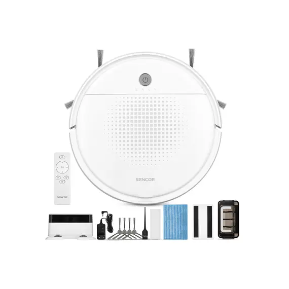 მტვერსასრუტი Sencor SRV 1550WH Robotic Vacuum Cleaner - White , 2 image - Primestore.ge
