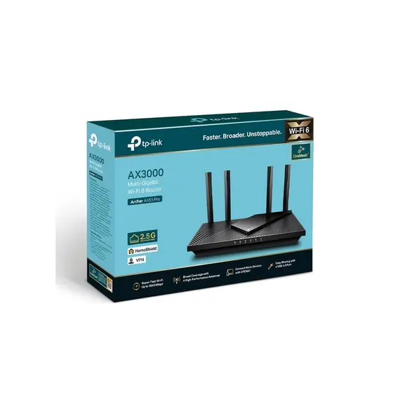 Wi-Fi როუტერი TP-link Archer AX55 Pro AX3000 Multi-Gigabit Wi-Fi 6 Router , 6 image - Primestore.ge