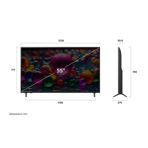 ტელევიზორი LG 55UA75009LA.AMCN , 4 image - Primestore.ge