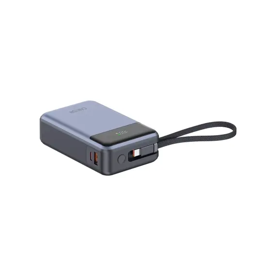 პორტატული დამტენი Canyon Power Bank OnPower 600 built-in cable 20000 mAh PD65W - Dark Grey , 8 image - Primestore.ge