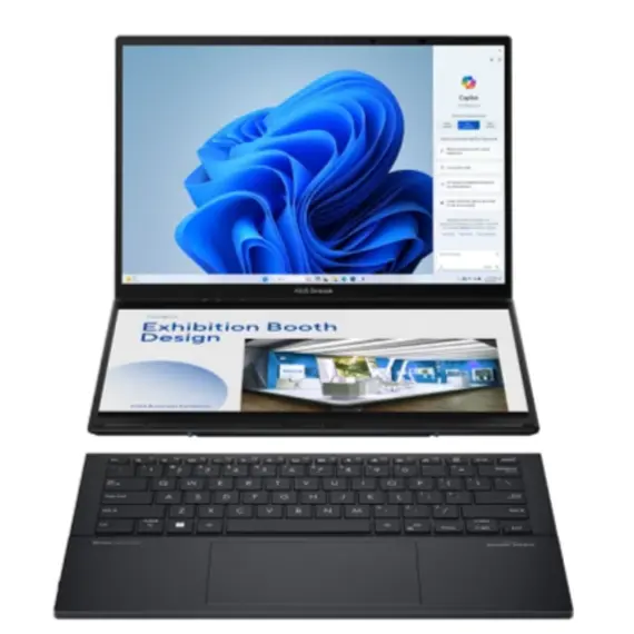 ნოუთბუქი Asustek Zenbook DUO (2025) EVO 14''  OLED U7 Ultra 7 255H 16GB 1TB SSD  Intel  graphics WIN 11 HOME GREY  - Primestore.ge