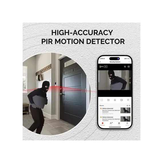 ჭკვიანი ვიდეო ზარი Moes Tuya Wifi Smart video Doorbell , 5 image - Primestore.ge