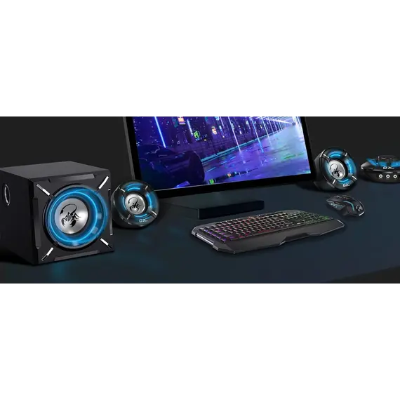 დინამიკი Genius 2.1 CH Gaming Speaker System SW-G2.1 1000 , 6 image - Primestore.ge