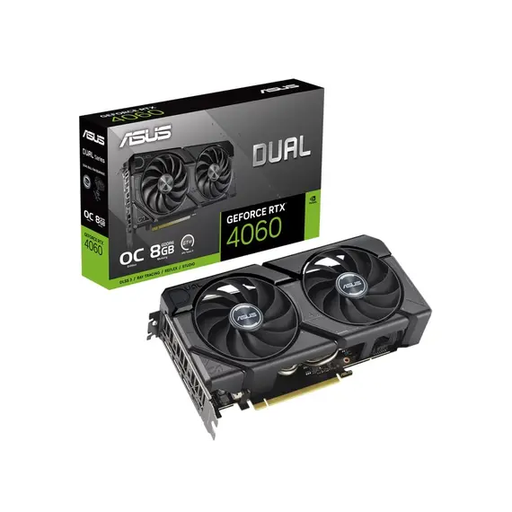 ვიდეო დაფა Asus GeForce RTX 4060 EVO OC Edition (90YV0JC7-M0NA00)  - Primestore.ge