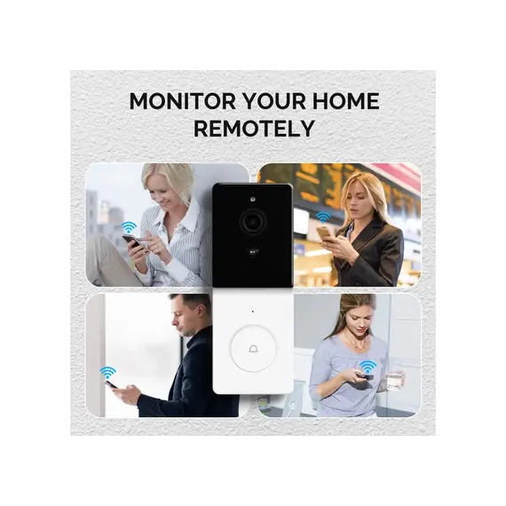 ჭკვიანი ვიდეო ზარი Moes Tuya Wifi Smart video Doorbell , 7 image - Primestore.ge