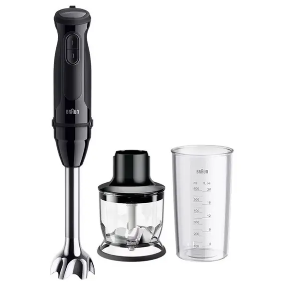ხელის ბლენდერი BRAUN MQ30201MBK  - Primestore.ge