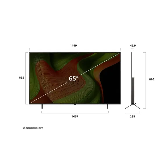 ტელევიზორი LG OLED65B5RLA.AMCN , 7 image - Primestore.ge