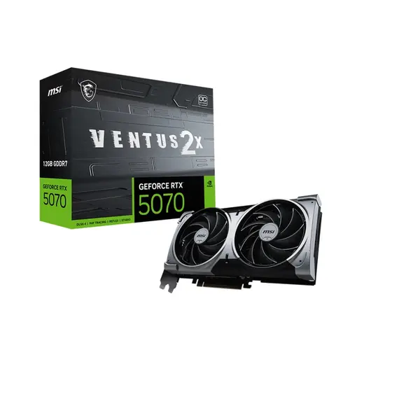 ვიდეო დაფა MSI VGA PCIE16 RTX5070 12GB GDDR7 RTX5070 12G VENTUS 2X OC  - Primestore.ge