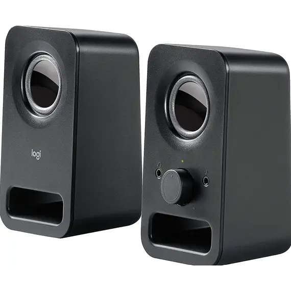 დინამიკი LOGITECH Z150 Stereo Speakers - MIDNIGHT BLACK , 4 image - Primestore.ge
