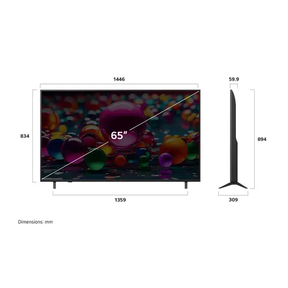 ტელევიზორი LG 65UA75009LA.AMCN , 4 image - Primestore.ge