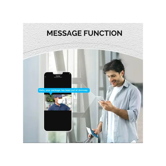 ჭკვიანი ვიდეო ზარი Moes Tuya Wifi Smart video Doorbell , 4 image - Primestore.ge