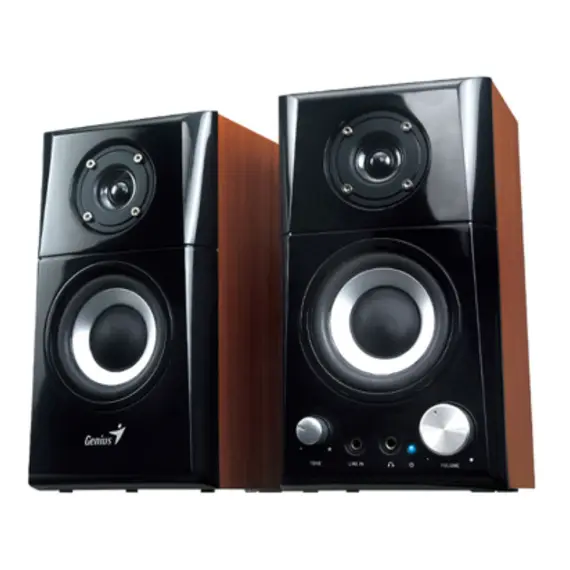 დინამიკი Genius Two Way Hi-Fi Wood Speakers SP-HF500A II  - Primestore.ge