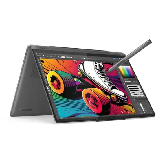 ნოუთბუქი Lenovo Yoga 7 14'' 2.8K OLED 120Hz Touch Ultra 5 125H 16GB 1TB SSD Integrated Intel Arc Graphics Storm Grey Win 11 HOME , 3 image - Primestore.ge