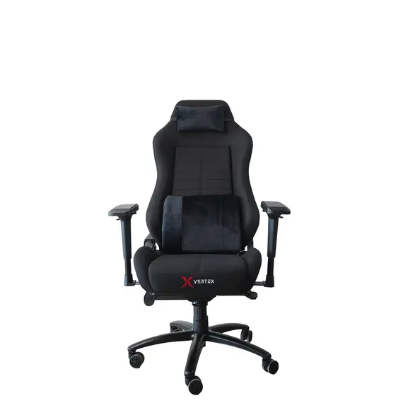 სათამაშო სავარძელი Vertex Valakas Gaming Chair Black Fabric , 2 image - Primestore.ge