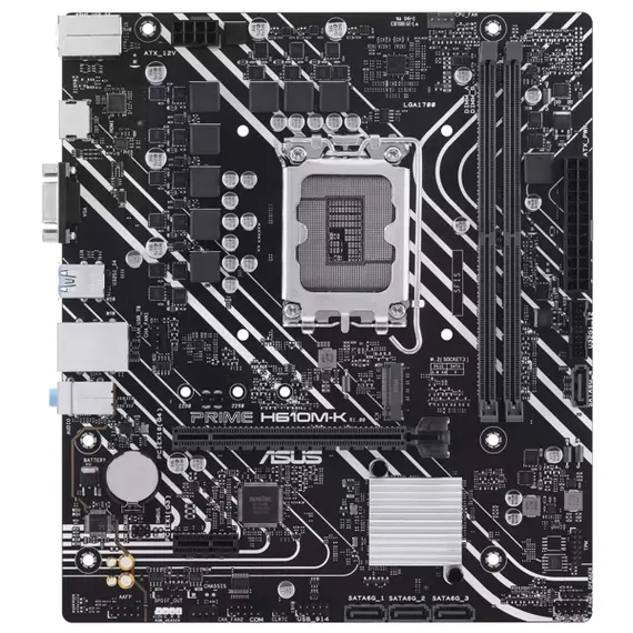დედა დაფა Asus PRIME H610M-K 2DDR5 LGA1700 - 90MB1GA0-M0EAY0 , 2 image - Primestore.ge