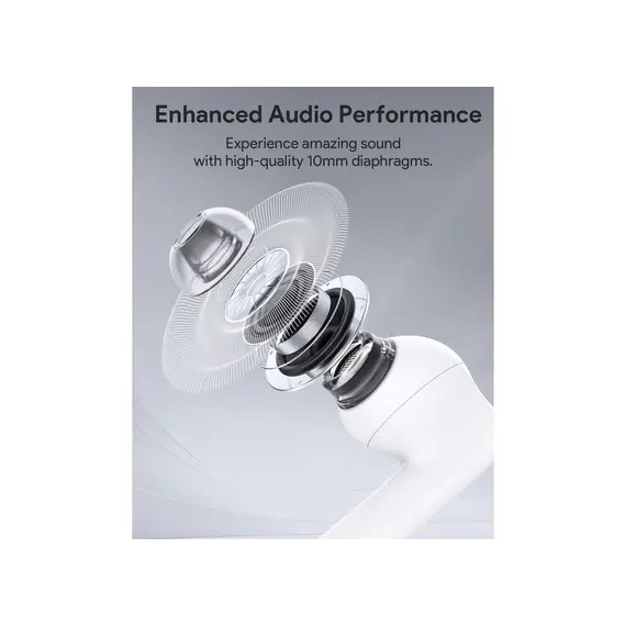 უსადენო ყურსასმენი Aukey EP-B2 Beyond ANC Elite Wireless Earbuds - White , 6 image - Primestore.ge