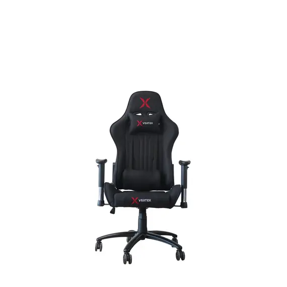 სათამაშო სავარძელი Vertex Turu Gaming Chair Black Fabric  - Primestore.ge