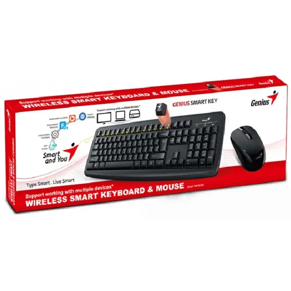 კლავიატურა Genius Wireless Wireless Keyboard & Mouse Combo KM-8101 , 6 image - Primestore.ge