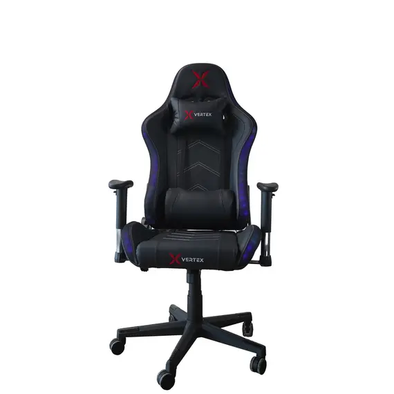 სათამაშო სავარძელი Vertex Illidan Gaming Chair RGB Black PU , 8 image - Primestore.ge