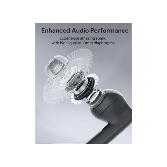 უსადენო ყურსასმენი Aukey EP-B2 Beyond ANC Elite Wireless Earbuds - Dark Grey , 5 image - Primestore.ge