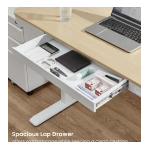 სამაგიდო მაგიდა Vertex VX-1SSD-01NW Single Motor Sit-Stand Desk with Drawer &amp; Memory Control , 5 image - Primestore.ge