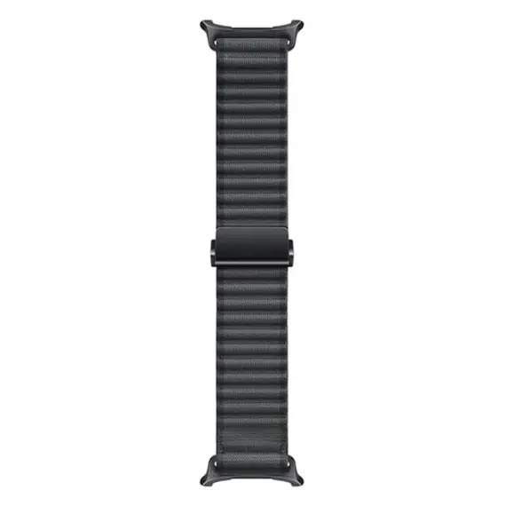 სმარტ საათის სამაჯური TVC Samsung Galaxy Watch Ultra 47mm Nylon Watch Band Replacement Wrist Strap - Black , 2 image - Primestore.ge