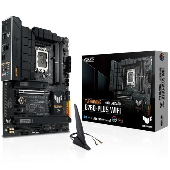 დედა დაფა Asus TUF GAMING B760-PLUS WIFI 4DDR5 LGA1700 - 90MB1ER0-M1EAY0 , 13 image - Primestore.ge