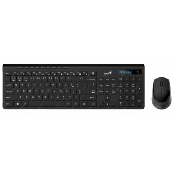 კლავიატურა და მაუსი Genius SlimStar 8230 Wireless Bluetooth Combo Black , 2 image - Primestore.ge