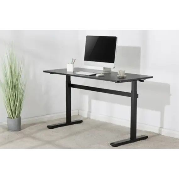 სათამაშო მაგიდა Vertex VX-MSSD-02B Affordable Manual Sit-Stand Desk Black , 9 image - Primestore.ge