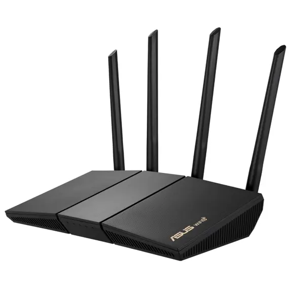 როუტერი Asus RT-AX57 AX3000 Dual Band WiFi 6 Extendable Router Black - 90IG06Z0-MO3C00  - Primestore.ge