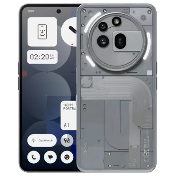 მობილური ტელეფონი Nothing Phone 3a Pro Dual Sim 12GB RAM 256GB 5G Grey  - Primestore.ge