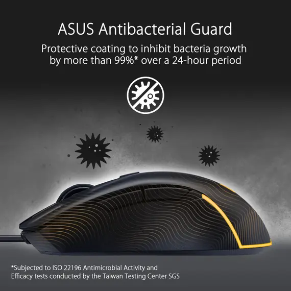მაუსი Asus TUF Gaming M3 Gen II Gaming Mouse Black - 90MP0320-BMUA00 , 10 image - Primestore.ge