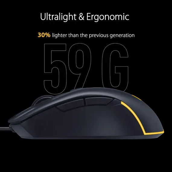 მაუსი Asus TUF Gaming M3 Gen II Gaming Mouse Black - 90MP0320-BMUA00 , 5 image - Primestore.ge