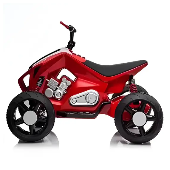ბავშვის ელექტრო კვადროციკლი L718RED /კაუჩუკის საბურავებით/ტყავის სკამით , 5 image - Primestore.ge