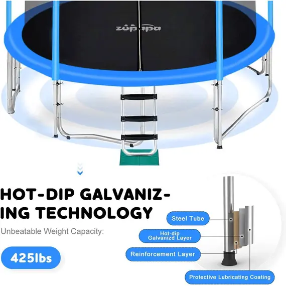 ასაწყობი ბატუტი 12FT (DM-3,66)BLU , 11 image - Primestore.ge