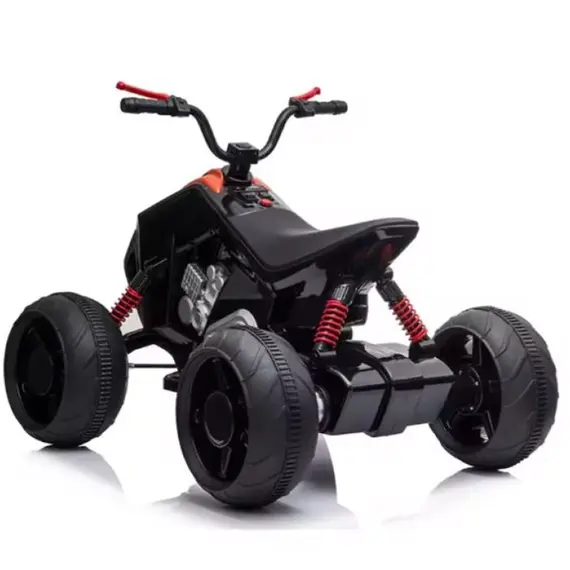 ბავშვის ელექტრო კვადროციკლი L718BLACK/კაუჩუკის საბურავებით/ტყავის სკამით , 7 image - Primestore.ge