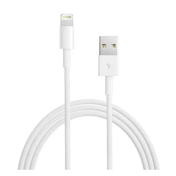 USB კაბელი Apple MD819 Lightning to USB Cable 2m White , 2 image - Primestore.ge