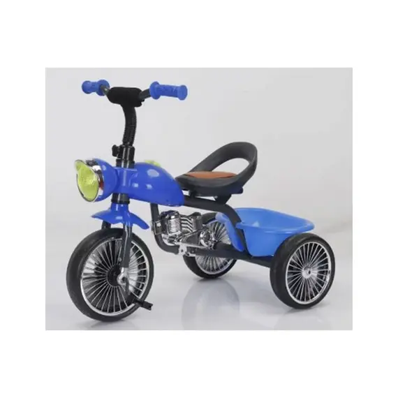 საბავშვო სამთვალა ველოსიპედი 012AB-BLU , 3 image - Primestore.ge