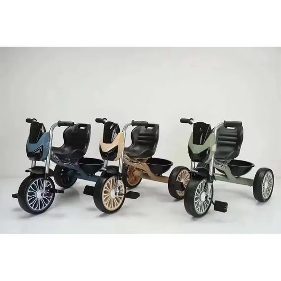 საბავშვო სამთვალა პედლებიანი ველოსიპედი 605PINK , 4 image - Primestore.ge