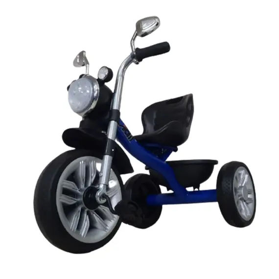 საბავშვო სამთვალა ველოსიპედი 012A-BLU , 2 image - Primestore.ge