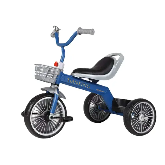 საბავშვო სამთვალა ველოსიპედი 2881-BLU  - Primestore.ge