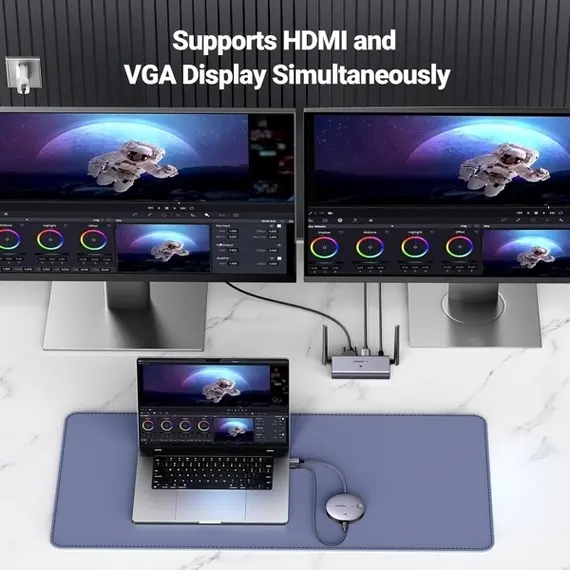 უსადენო HDMI გადამცემი UGREEN CM586 (90909A), 4K@30Hz Wireless HDMI Transmitter And Receiver, Grey , 9 image - Primestore.ge