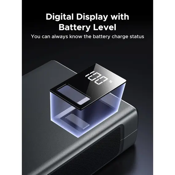 მანქანის პორტატული დამტენი UGREEN ES702 (35977), 12000mAh, USB-A, Type-C, Car Jump Starter Power Bank with Digital Screen and LED Light, Grey , 18 image - Primestore.ge