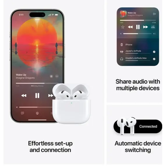 ყურსასმენი APPLE AirPods 4/MXP63ZE/A , 10 image - Primestore.ge