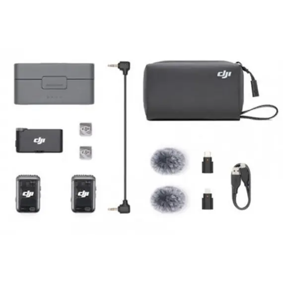 მიკროფონი DJI Mic 2 (2 TX + 1 RX + Charging Case) , 10 image - Primestore.ge